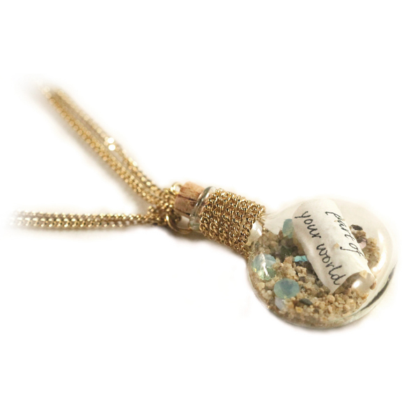 Disney Couture™ Little Mermaid Message In A Bottle Necklace
